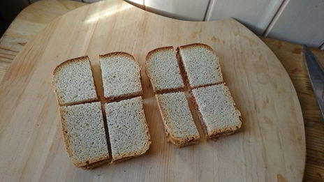 горячие мини-гренки