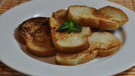 гренки на сковороде