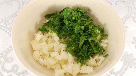 гренки с брынзой