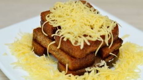 гренки с чесноком и сыром