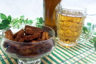 Гренки с чесноком к пиву