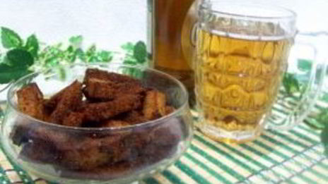 гренки с чесноком к пиву