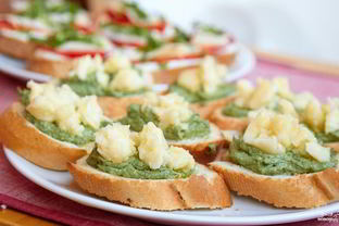 Гренки с крапивой