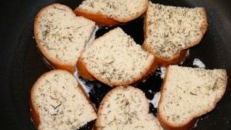 гренки с молоком и яйцами