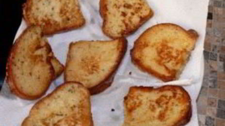 гренки с молоком и яйцами