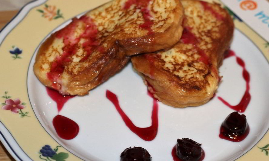 Рецепт гренки с молоком и яйцом