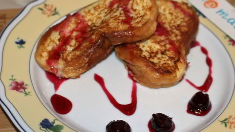 гренки с молоком и яйцом