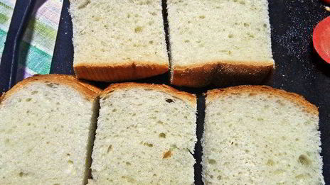 гренки с овощами под сыром