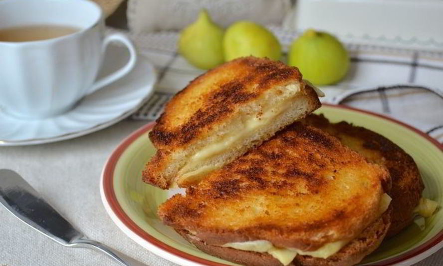 Рецепт гренки с сыром