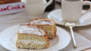 Гренки с творогом