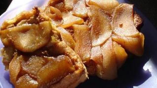 Гренки с яблоками на завтрак