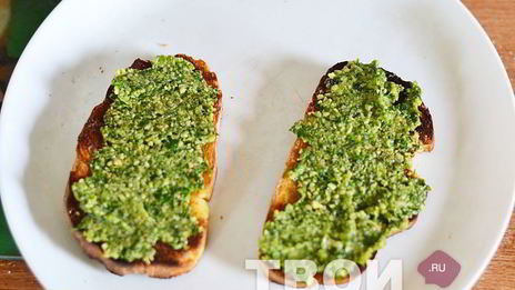 гренки с яйцом