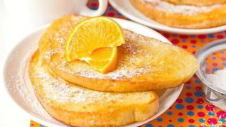 Сладкие гренки из батона