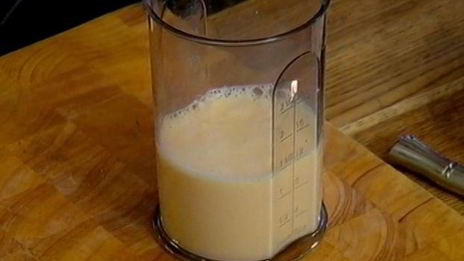 сладкие гренки с томлеными персиками