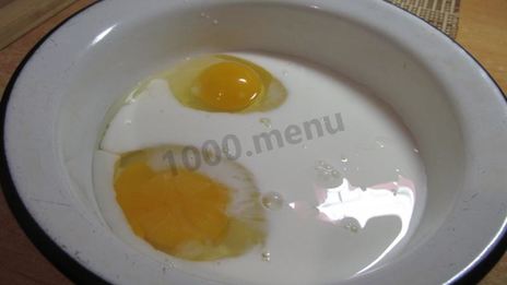 сладкие гренки с яйцом и молоком