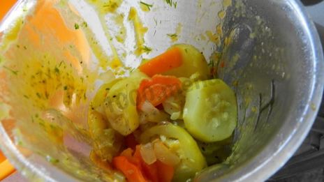 диетическая кабачковая икра в рукаве