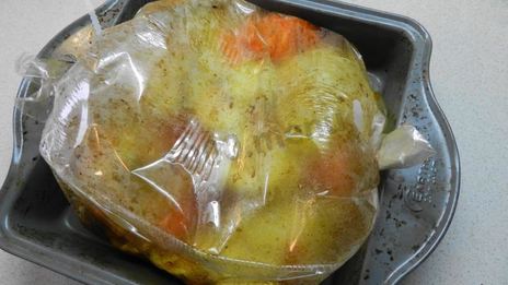 диетическая кабачковая икра в рукаве