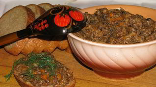 Грибная икра из опят