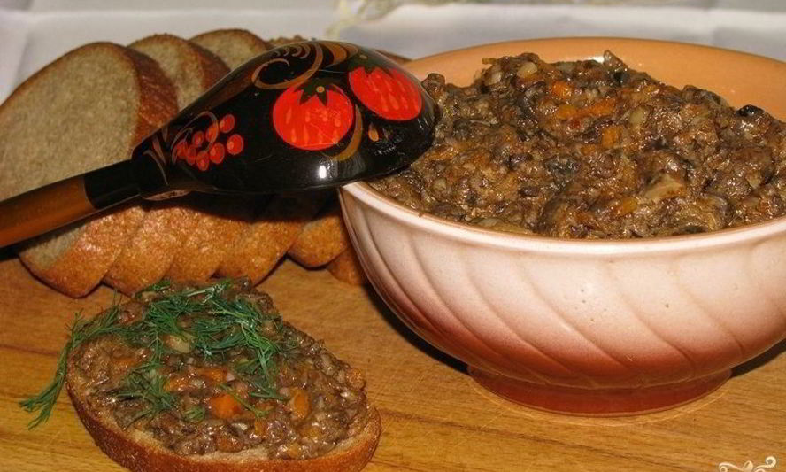Рецепт грибная икра из опят
