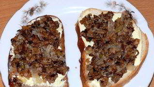 Грибная икра из сушеных грибов