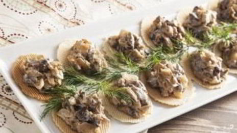 грибная икра из замороженных грибов