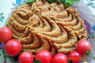 Грибная икра с болгарским перцем