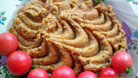 грибная икра с болгарским перцем