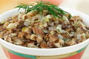 Грибная икра с овощами