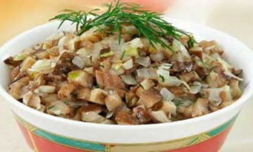 Рецепт грибная икра с овощами