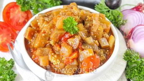 икра баклажанная жареная