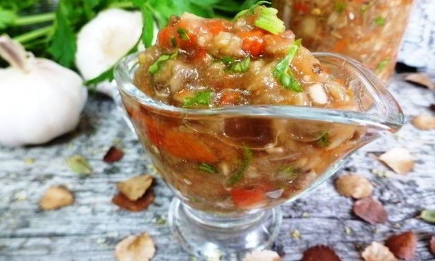 Рецепт икра из баклажанов кьопоолу