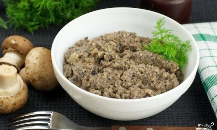 Рецепт икра из грибов