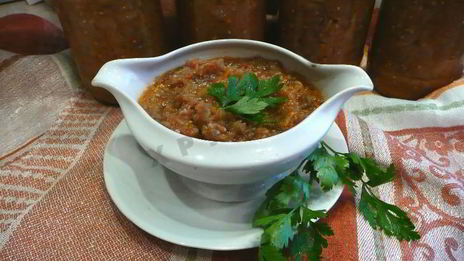икра из кабачков и баклажанов на зиму