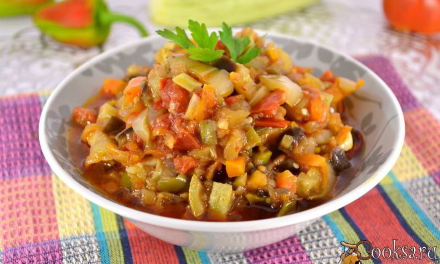 Рецепт икра из кабачков и баклажанов в мультиварке