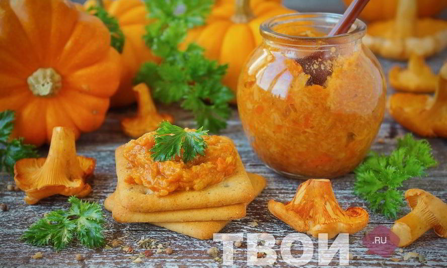 Рецепт икра из лисичек