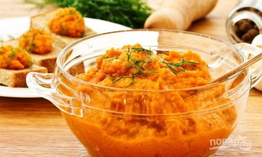 Рецепт икра из тыквы