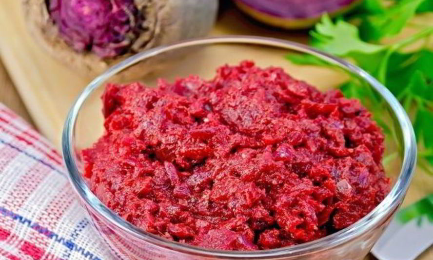 Рецепт икра свекольная с миндалем