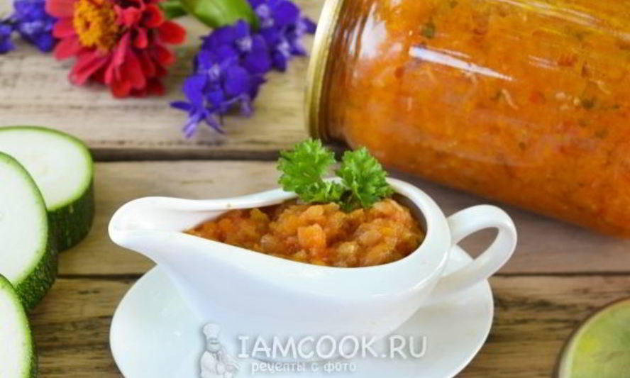 Рецепт кабачковая икра без обжарки
