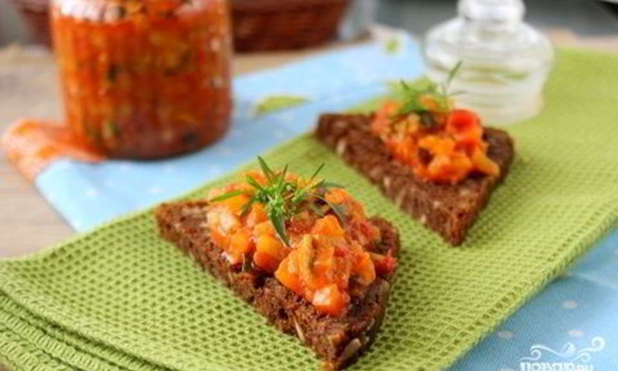 Рецепт кабачковая икра кубиками