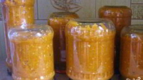 кабачковая икра на зиму без обжарки