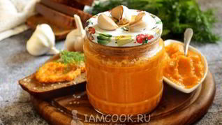 Кабачковая икра с чесноком