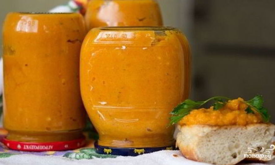 Рецепт кабачковая икра с кетчупом на зиму