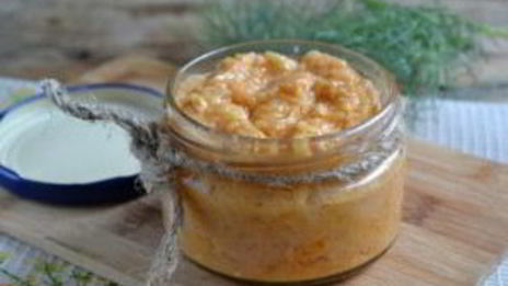 кабачковая икра с майонезом и мивиной