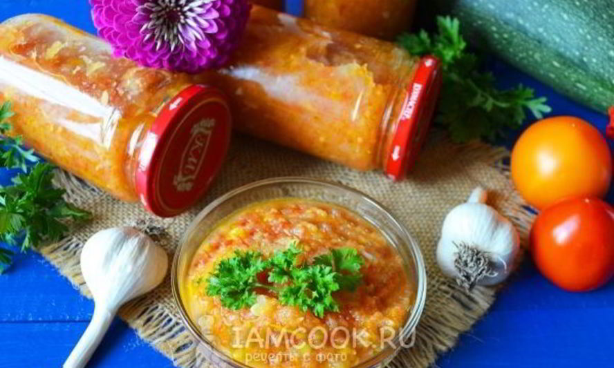 Рецепт кабачковая икра с перцем