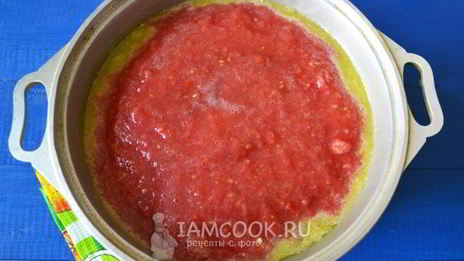 кабачковая икра с перцем