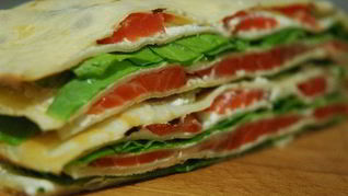 Блинные канапе