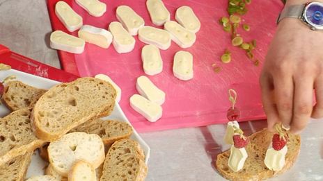 четыре вида канапе