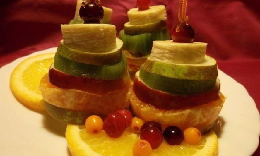 Рецепт фруктовое канапе