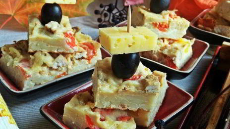 канапе из спагетти