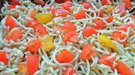 канапе из спагетти